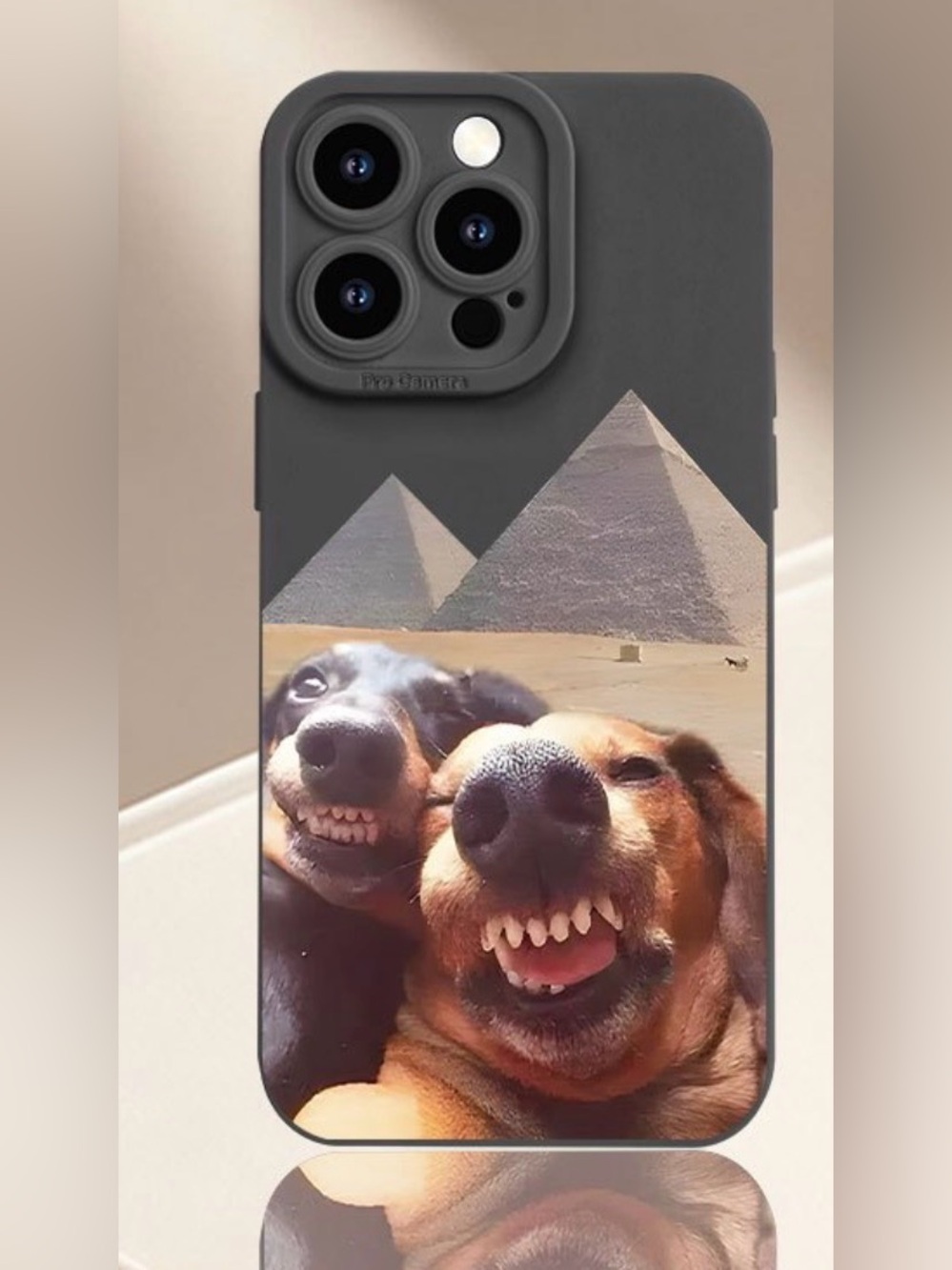 Cute Dog Funny Phone Case, Dachshunds, for IPhone 15 pro